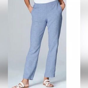 J Jill linen Blue Pants